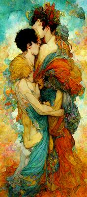 Experience the Embrace: AI Art Gallery Featuring Big Hug Images